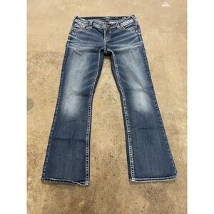 Silver Jeans Co. Jeans Womens W31 L31 Medium Wash Tuesday Mid Boot Bootcut Denim